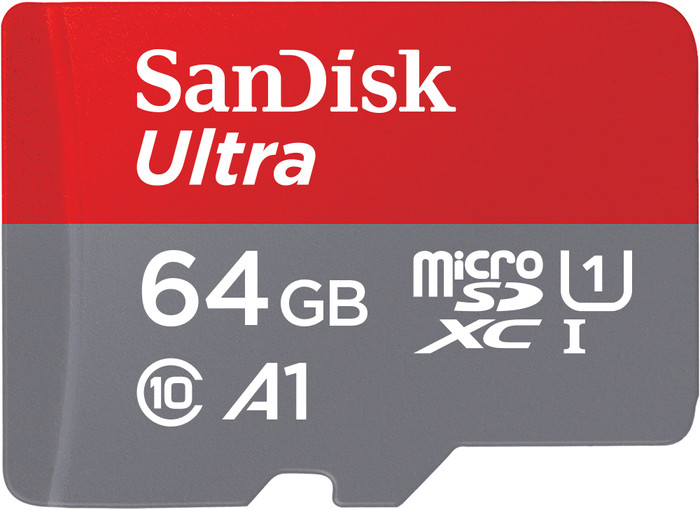 SanDisk microSDXC Ultra 64GB front