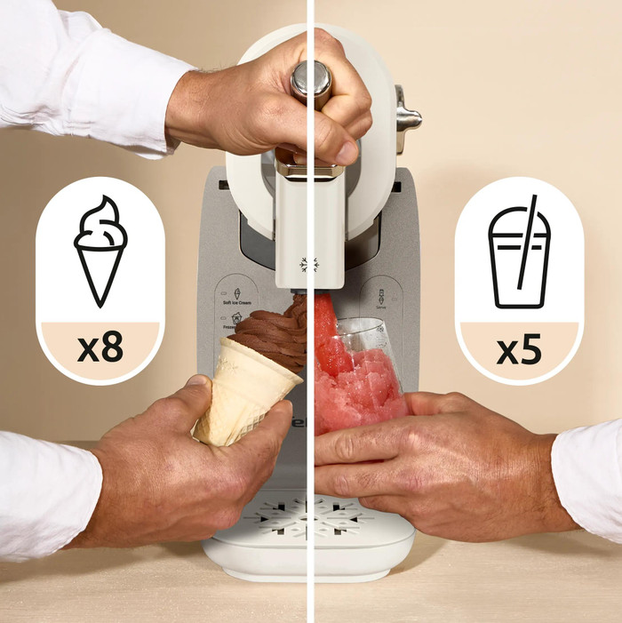 Tefal Freezi 16-in-1 Ice Cream & Frozen Drink Maker IG801A visual leverancier