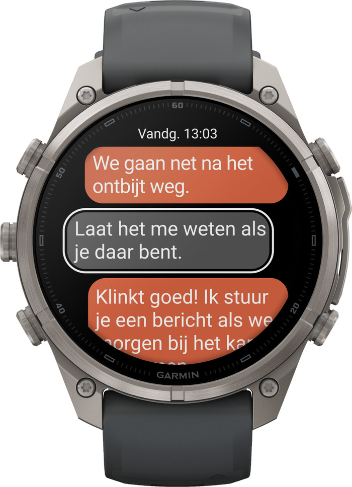 Garmin Fenix 9 Pro Zwart LTE 47mm voorkant