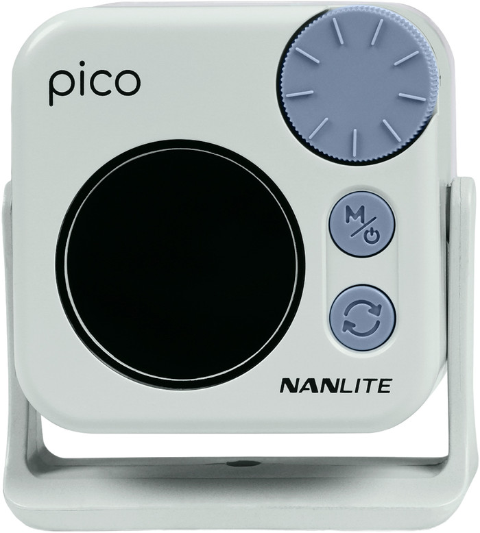 Nanlite Pico LED Mini Pocket Light Mint Blue achterkant