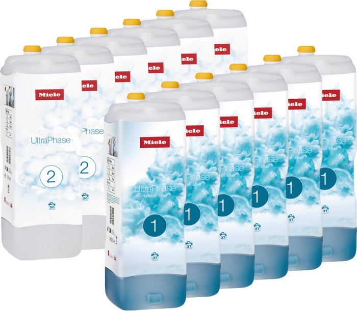 Miele Set UltraPhase Refresh Elixir 1 & 2 (12 flacons) - jaarpakket Main Image
