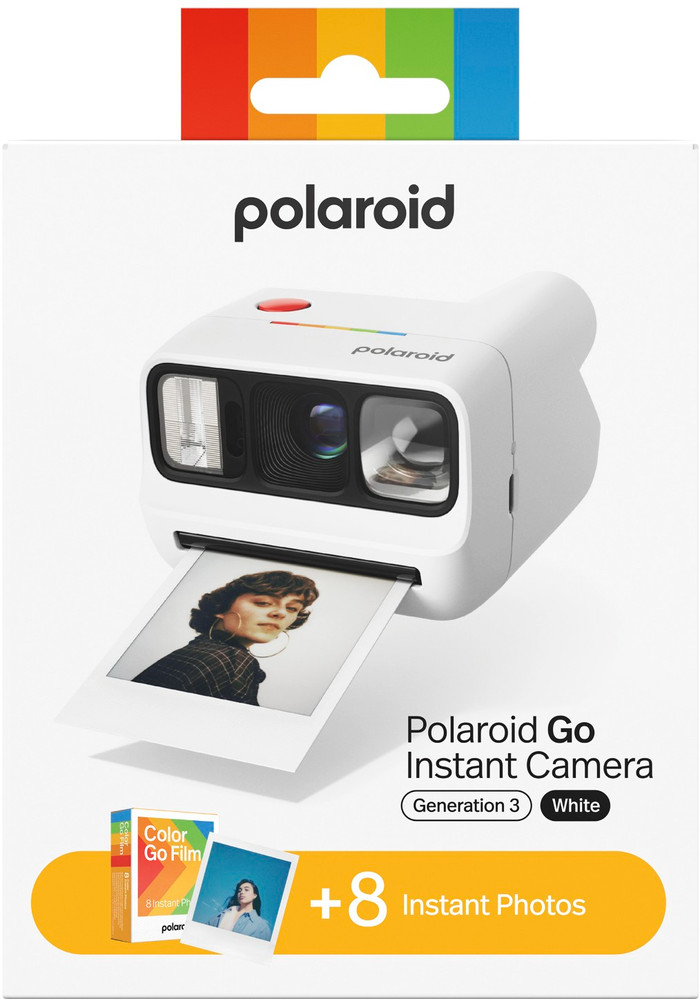 Polaroid Go Gen 3 Wit + Color Film (8 stuks) verpakking