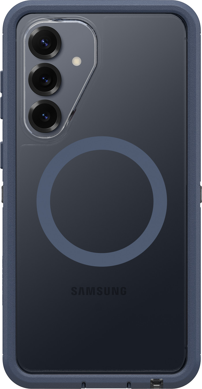 Otterbox Defender Samsung Galaxy S26 Plus Back Cover met Magneet Transparant Blauwe Rand Main Image
