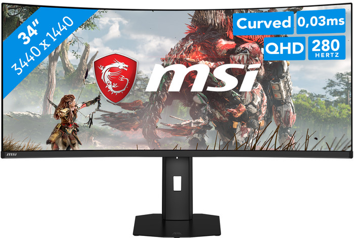 MSI MAG 341CQPDE QD-OLED X28 Curved Main Image