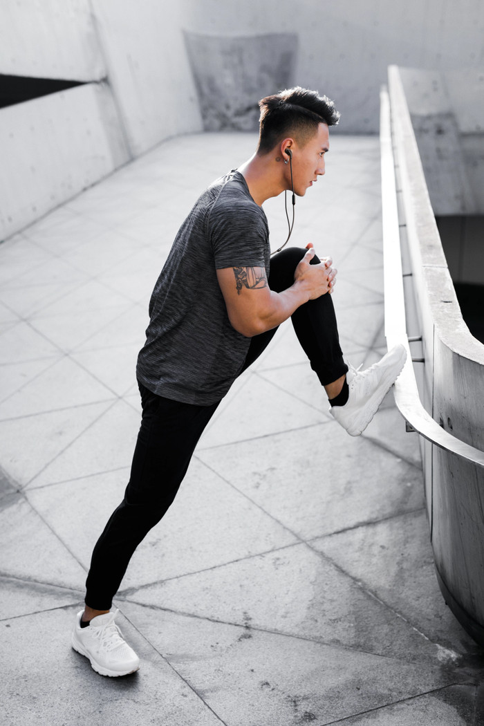 JBL Endurance Run 2 BT Schwarz produkt in gebrauch
