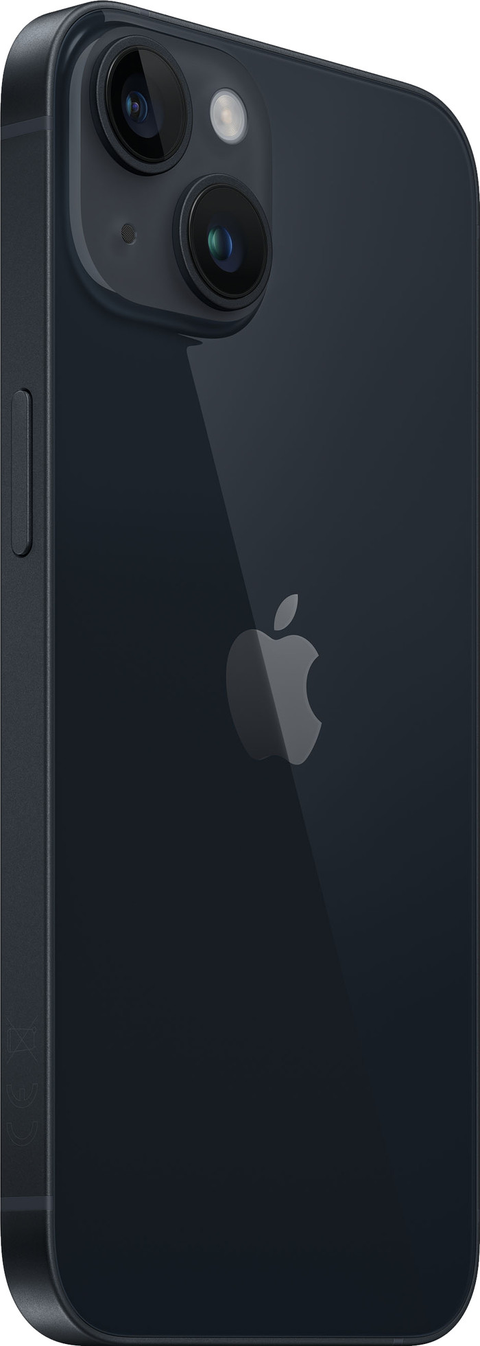 Refurbished iPhone 14 128GB Schwarz (Gut) linke seite