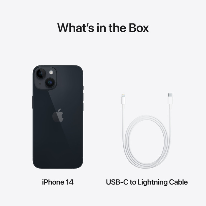 Apple iPhone 14 128GB Zwart null