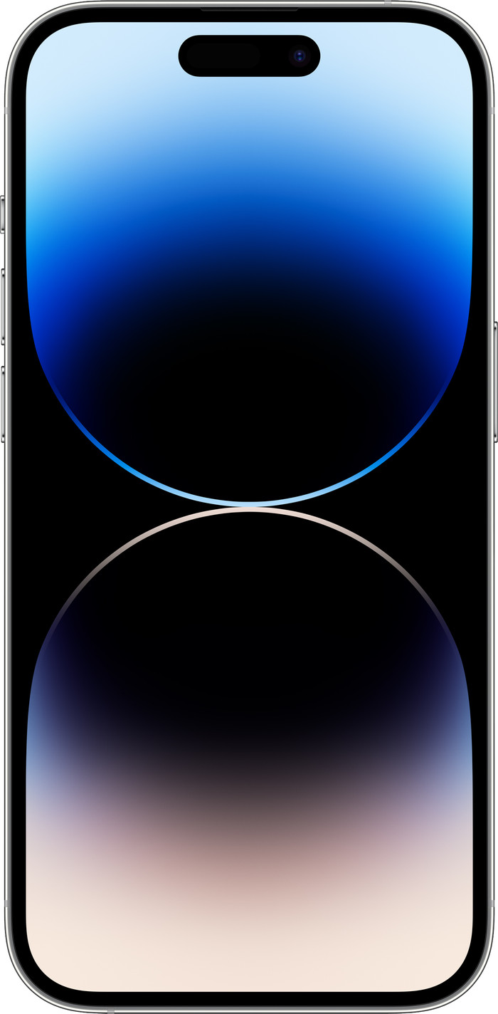 Refurbished iPhone 14 Pro 128GB Silver (as good as new) front