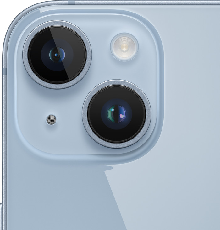 Refurbished iPhone 14 256GB Blauw (Licht gebruikt) detail