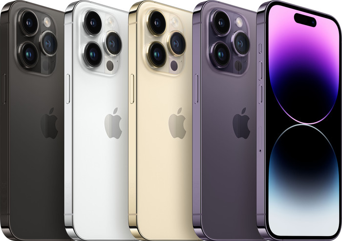 Refurbished iPhone 14 Pro Max 128GB Zilver (Licht gebruikt) visual leverancier