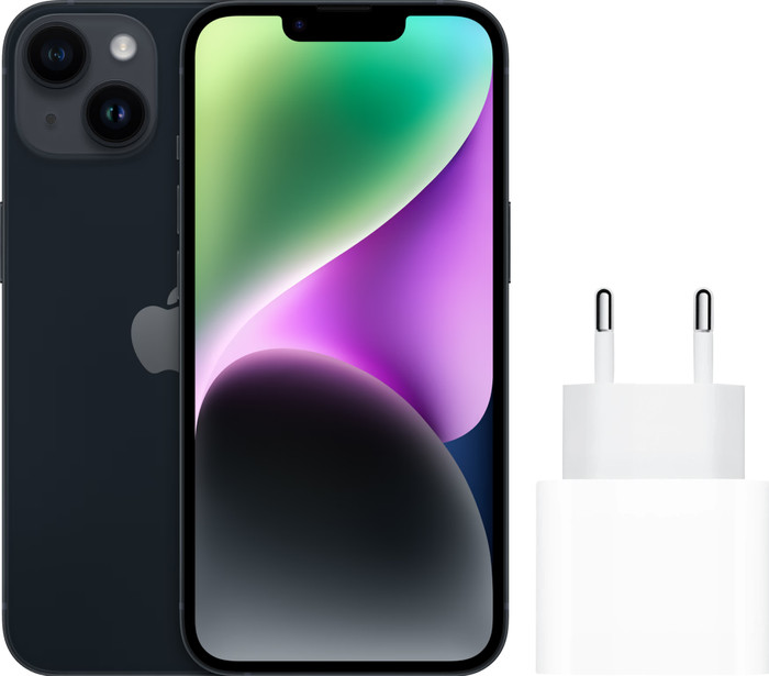 Apple iPhone 14 128GB Midnight + Apple Snellader Main Image