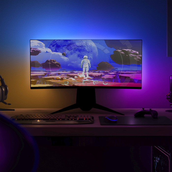 Philips Hue Gradient Lightstrip White and Color + Bridge - voor 32-34 inch PC's null