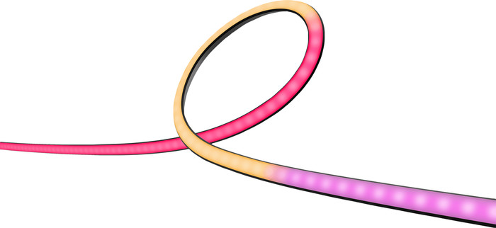 Philips Hue Gradient Lightstrip White and Color + Bridge - voor 32-34 inch PC's voorkant