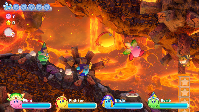 Kirby Return To Dreamland Deluxe Nintendo Switch product in gebruik