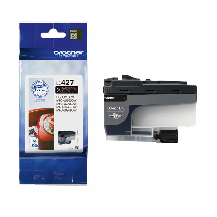 Brother MFCJ6955DW + 1 set extra cartridges product in gebruik