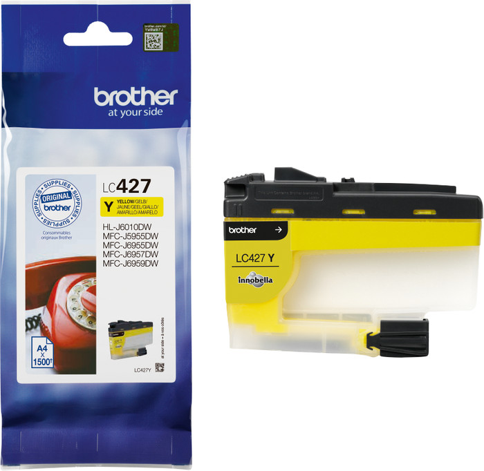 Brother MFCJ6955DW + 1 set extra cartridges product in gebruik