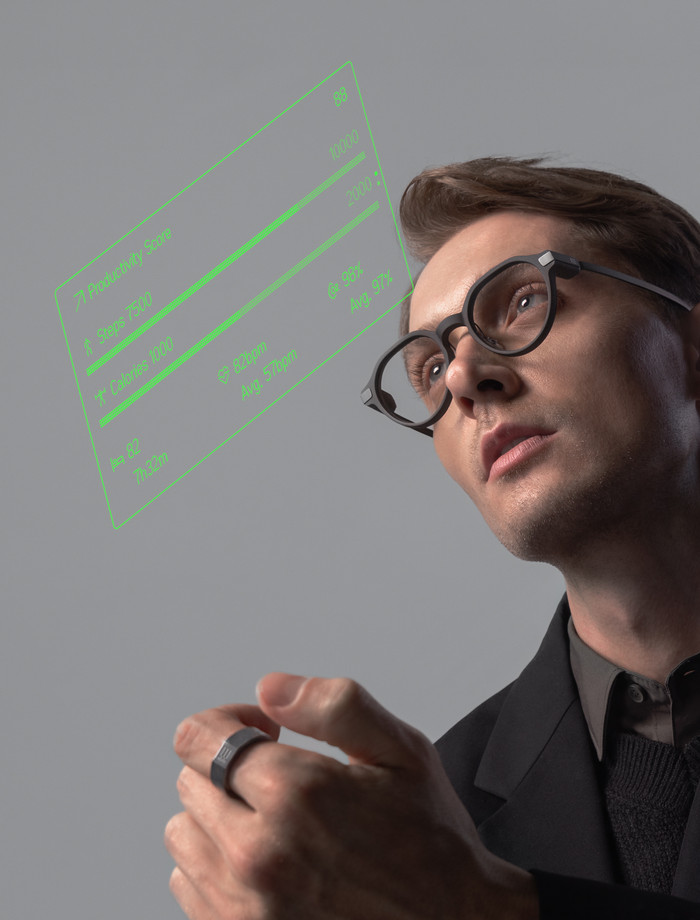 EvenRealities Even G2B Smart Glasses Brown product in use