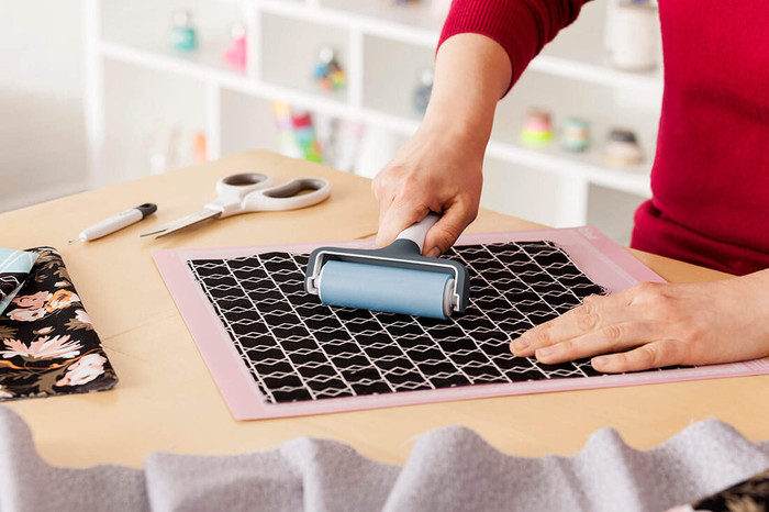 Cricut Brayer en Verwijderset product in gebruik