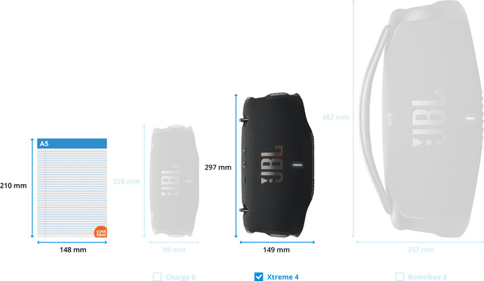 JBL Xtreme 4 Black visual Coolblue 2
