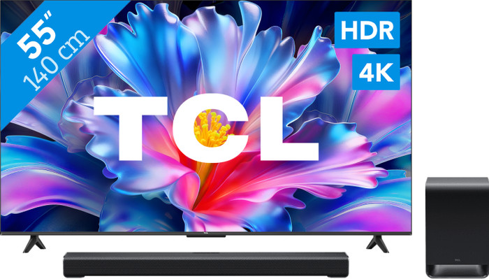 TCL LED 55" P6L (2026) + TCL S60K Main Image