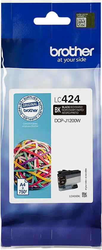 Brother LC-424 Cartridge Black Main Image