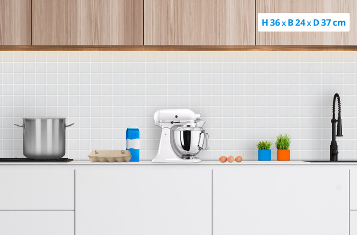 KitchenAid Artisan Mixer 5KSM175PSEWH Wit visual Coolblue 1