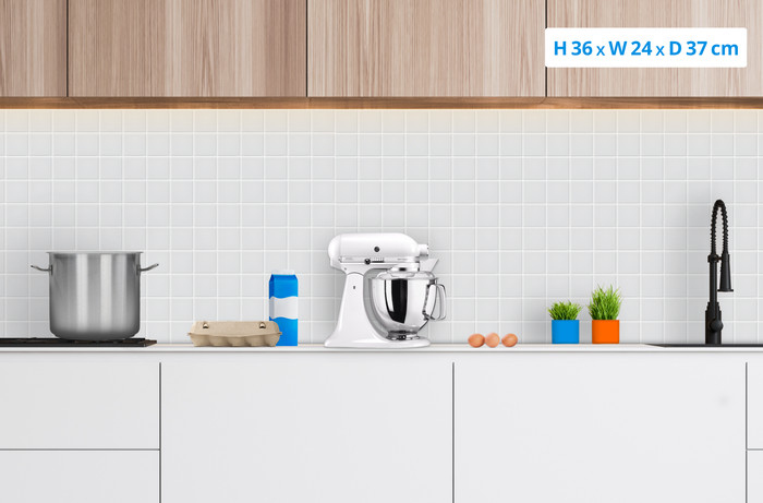KitchenAid Artisan Mixer 5KSM175PSEWH White visual Coolblue 1