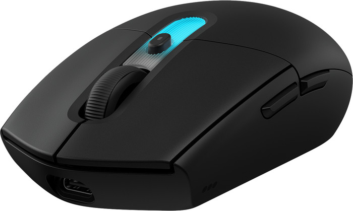 Logitech G305 X SUPERLIGHT Wireless Gaming Mouse Black left side