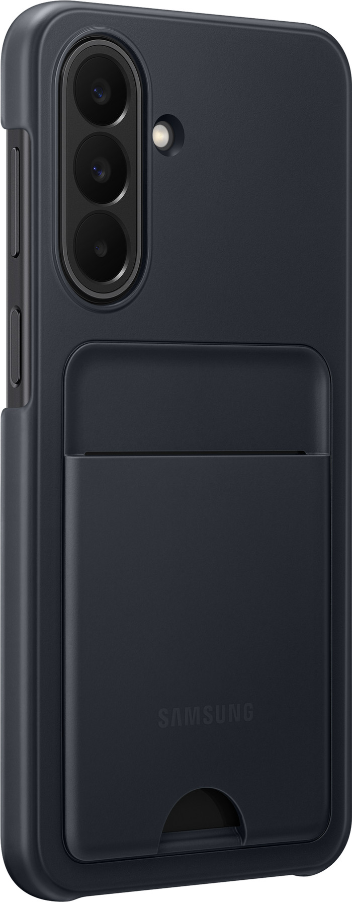 Samsung Galaxy A27 Card Slot Back Cover Zwart rechterkant