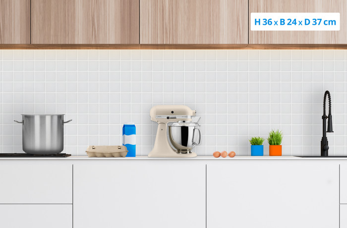 KitchenAid Artisan Mixer 5KSM175PSEFL Fresh Linen visual Coolblue 1