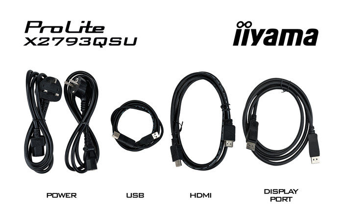 iiyama ProLite X2793QSU-B1 accessoire