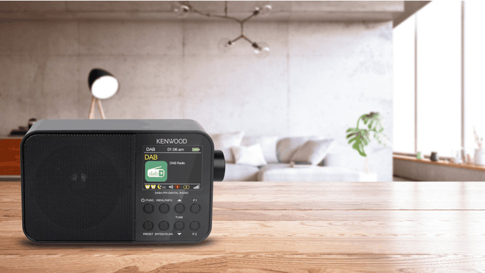 Kenwood CR-M30DAB Black product in use