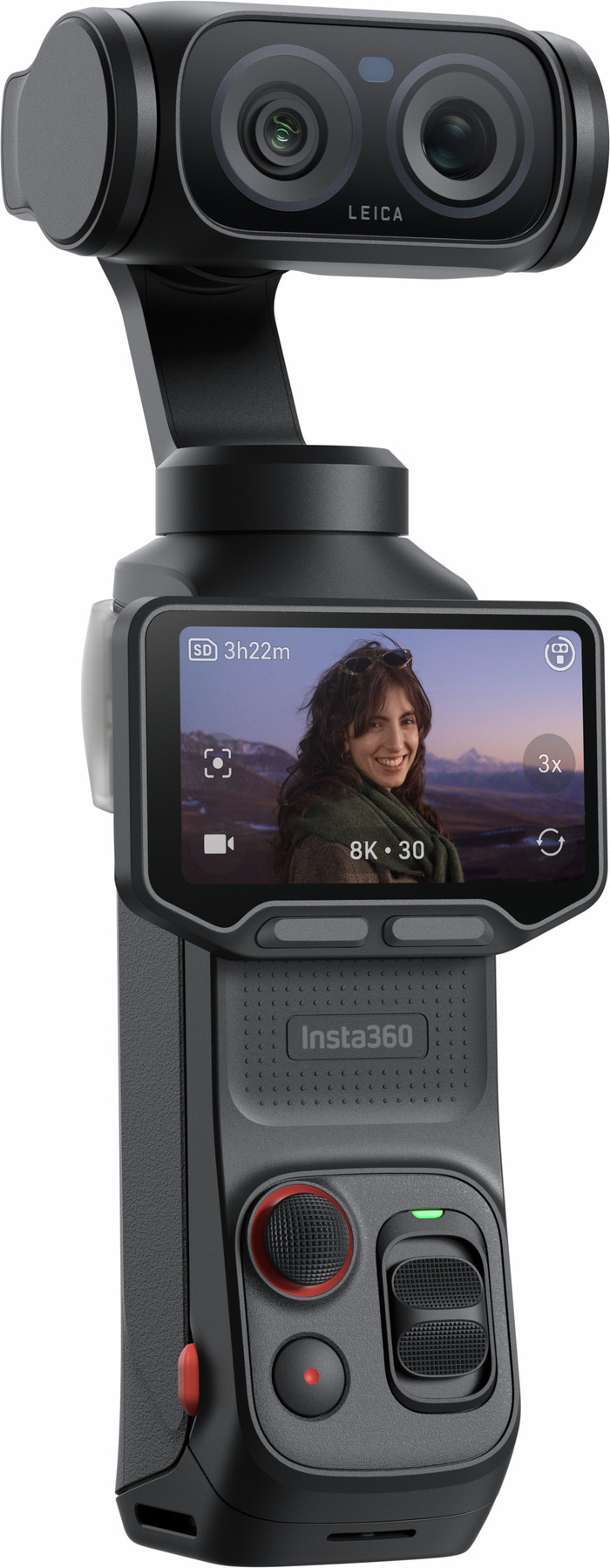 Insta360 Luna Ultra Zwart linkerkant