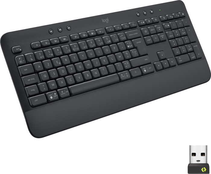 Logitech Signature K650 Comfort Wireless Keyboard Gray NLB AZERTY Main Image