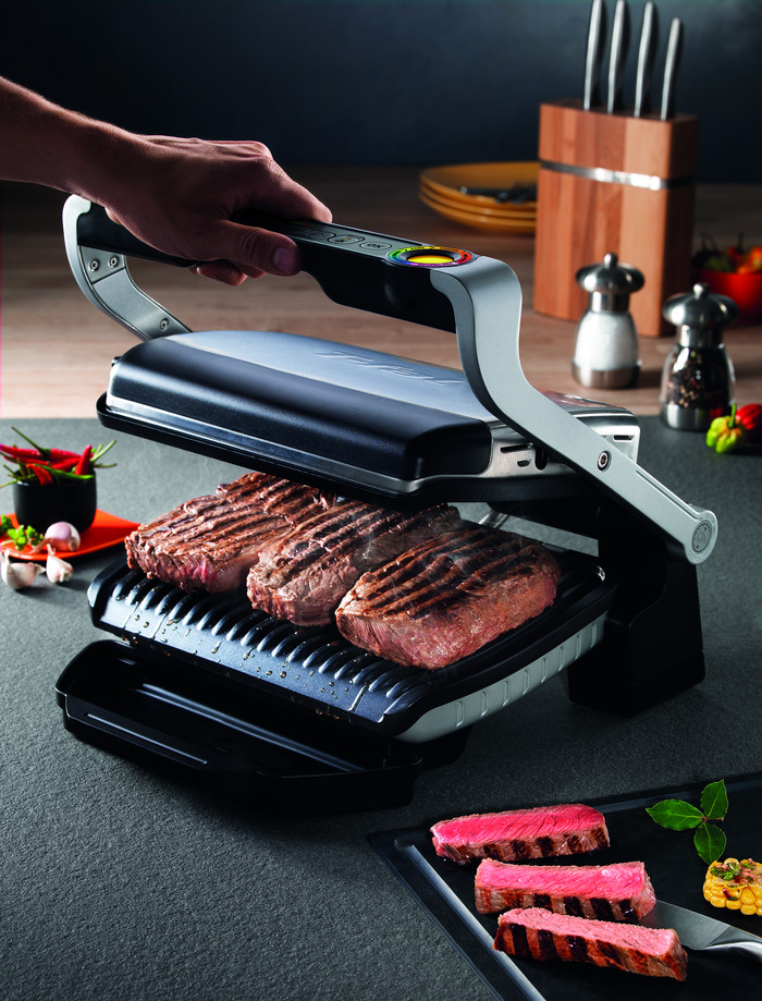 Tefal OptiGrill+ GC716D + Accessoire pour gaufres produit à l'usage