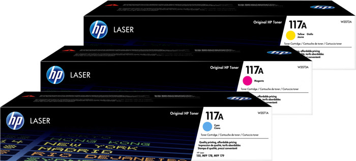 HP 117A Toner Kleuren 3-pack Main Image