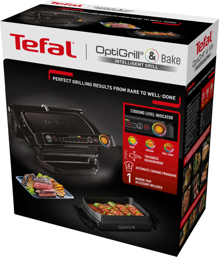Tefal OptiGrill+ GC7148 + Snacking & Baking accessoire null