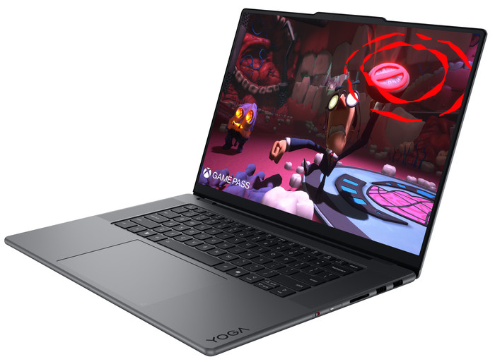 Lenovo Yoga Pro 9 OLED Copilot+ PC 16IPH11 83SF0040MH rechterkant