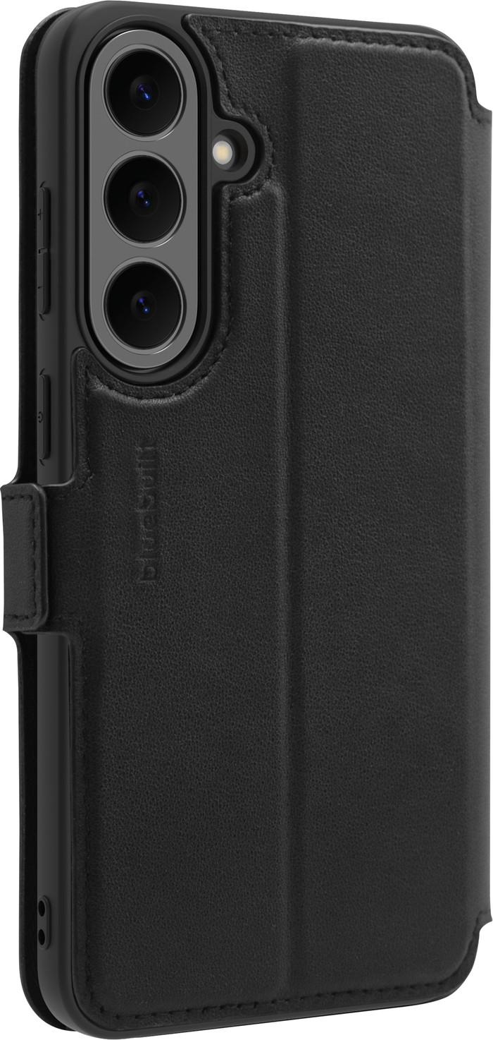 BlueBuilt Book Case Samsung Galaxy S26 FE Leer Zwart achterkant