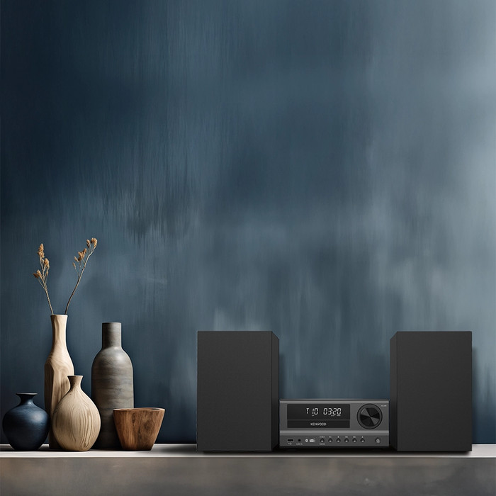 Kenwood M-750DAB product in gebruik