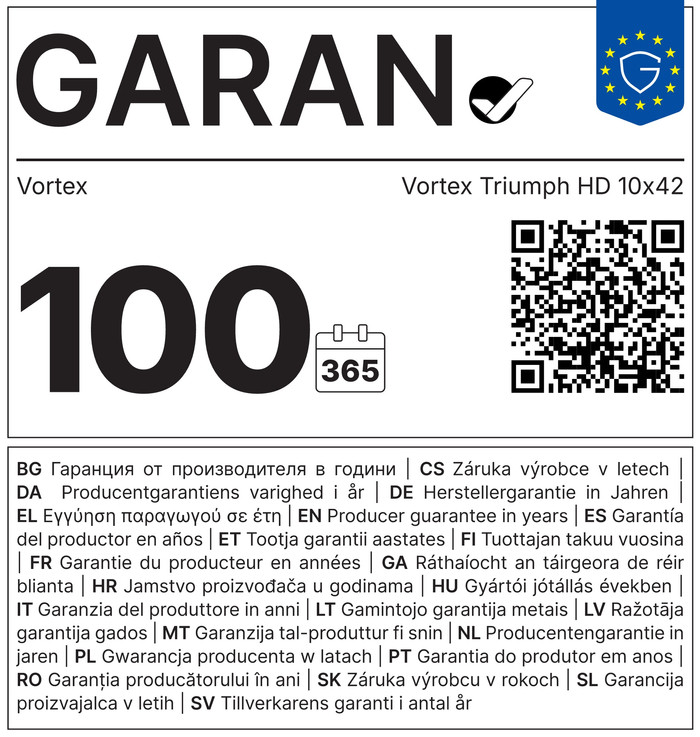 Vortex Triumph HD 10x42