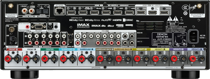 Denon AVC-X3800H Zwart null