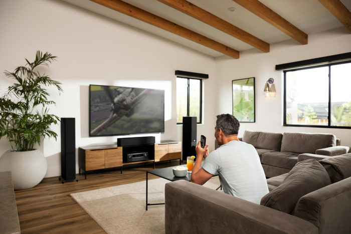 Denon AVR-X2800H Zwart product in gebruik