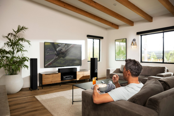 Denon AVR-X2800H Zwart product in gebruik