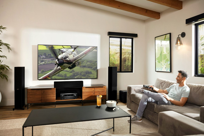 Denon AVR-X2800H Zwart product in gebruik