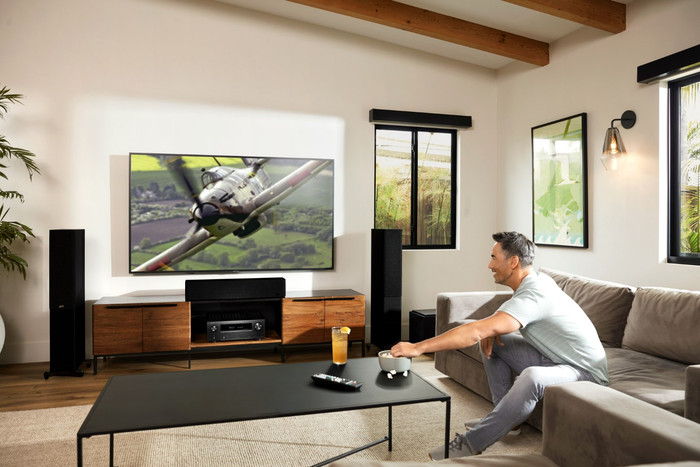 Denon AVR-X2800H Zwart product in gebruik