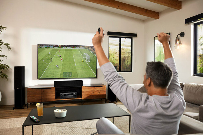 Denon AVR-X2800H Zwart product in gebruik