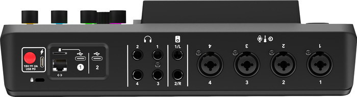 Rode Rodecaster Pro II 2 persoons bundel achterkant