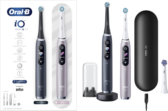 Oral-B iO 9n Rose Quartz and Onyx Black Duo Pack Special Edition accessory