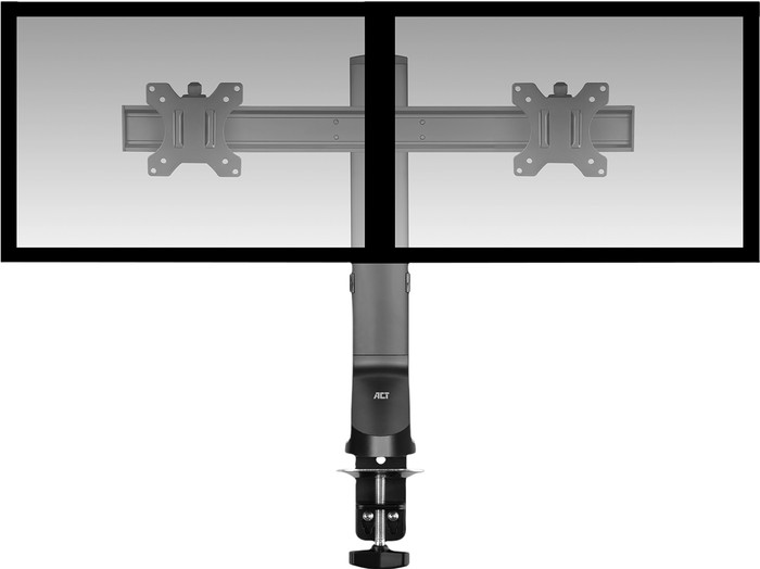 ACT AC8322 Monitorarm 2 Schermen voorkant